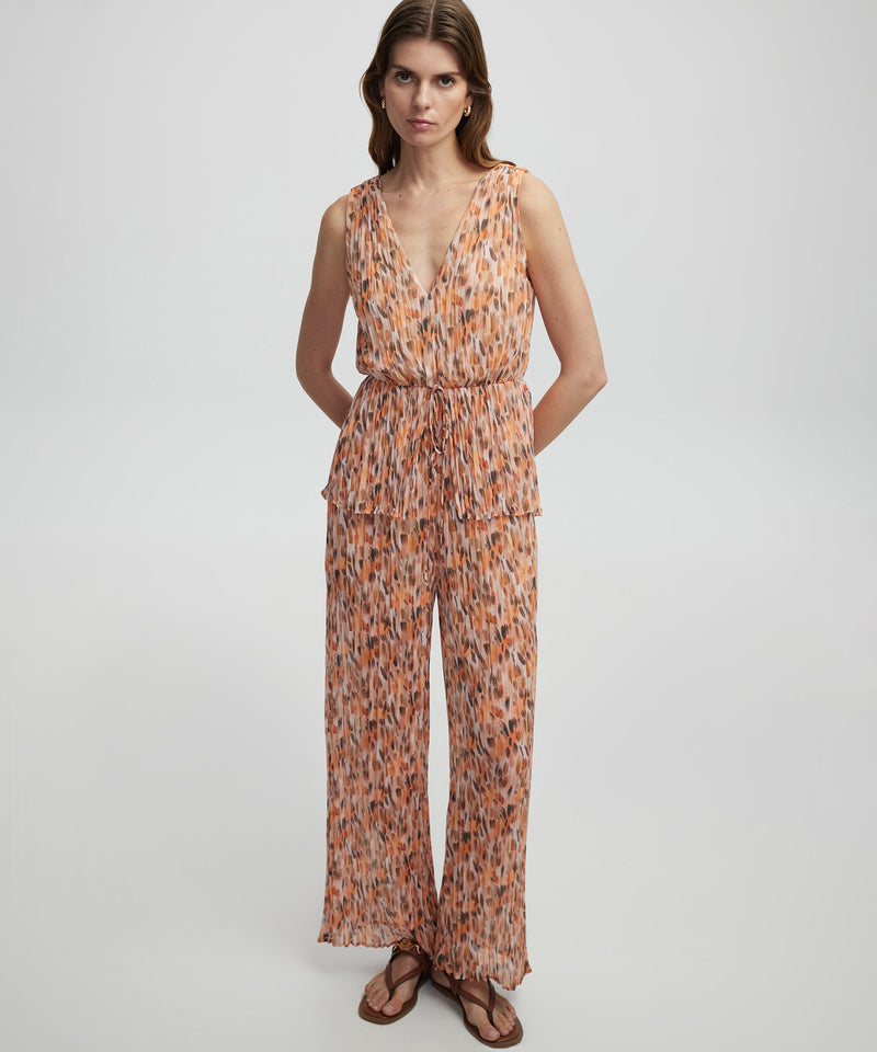 Ipekyol Patterned Jumpsuit Salmon