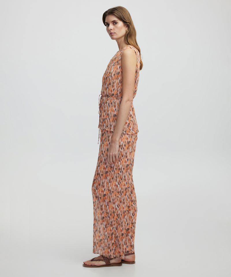 Ipekyol Patterned Jumpsuit Salmon