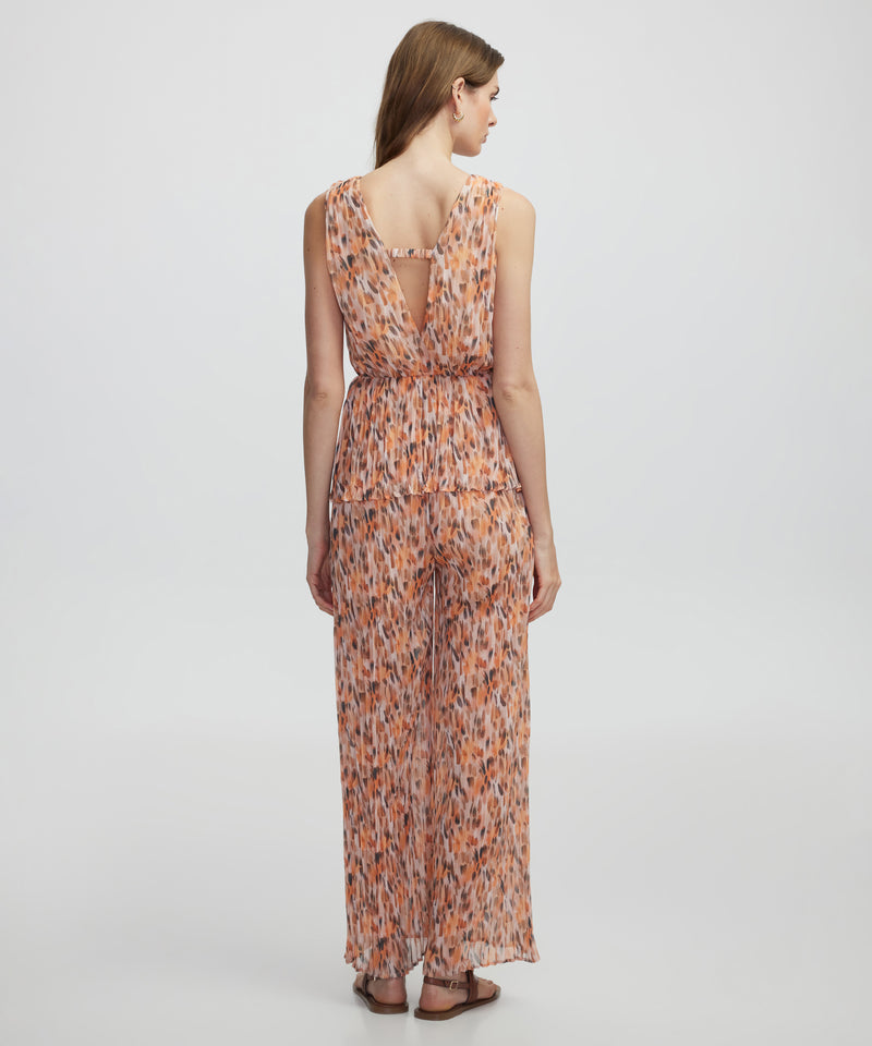 Ipekyol Patterned Jumpsuit Salmon