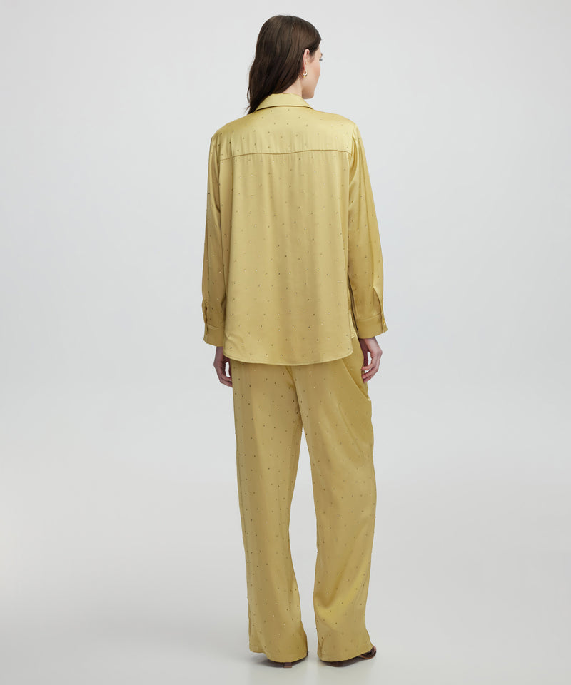 Ipekyol Hotfix Printed Shirt Olive