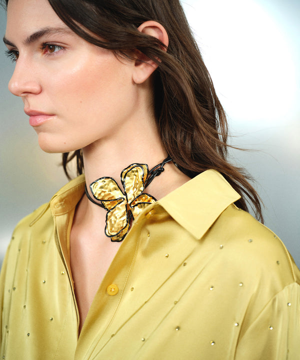 Ipekyol Hotfix Printed Shirt Olive