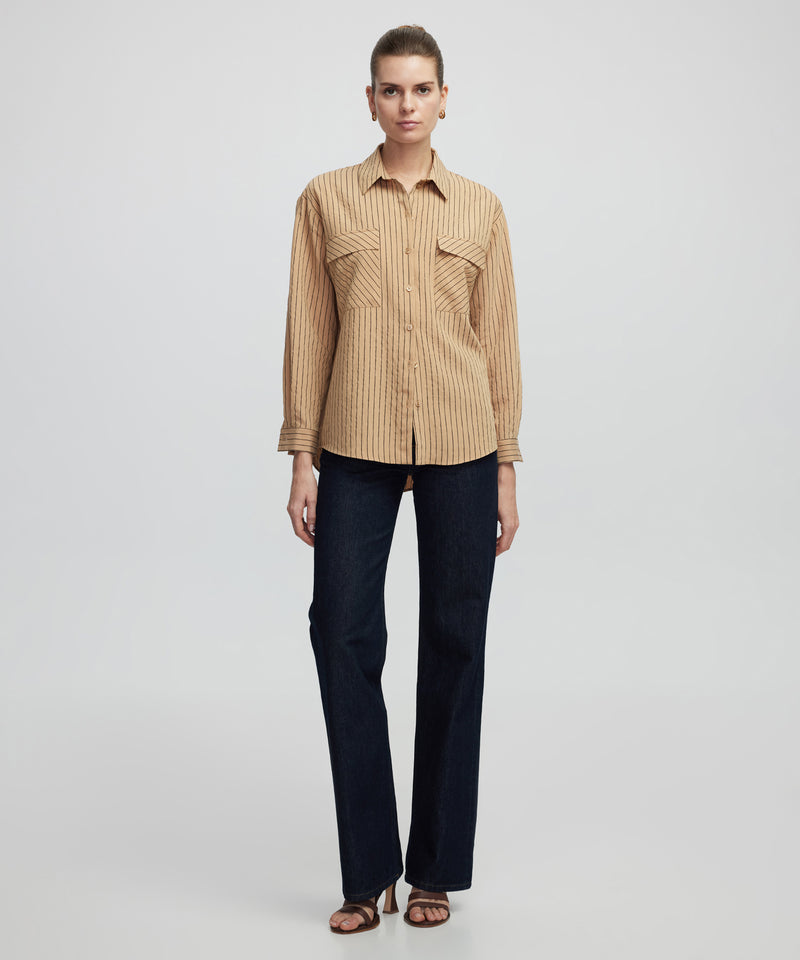 Ipekyol Striped Shirt Natural