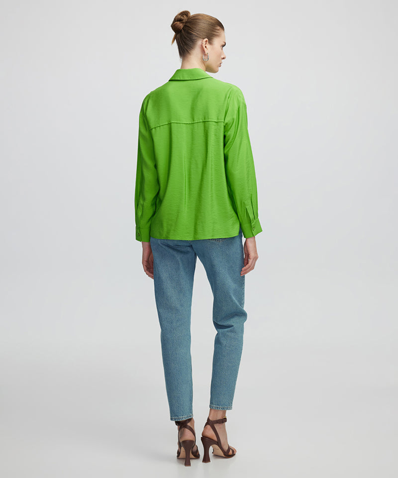 Ipekyol Pocket Flap Shirt Green