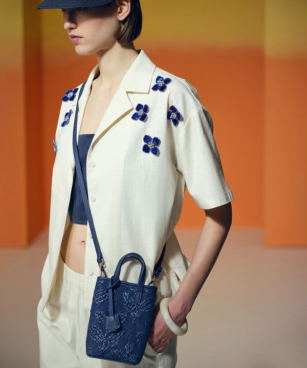 Ipekyol Flower Applique Shirt Ecru