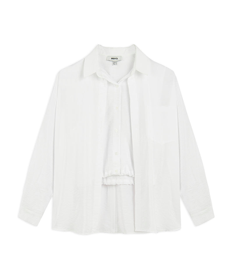Ipekyol Two Piece Look Shirt White