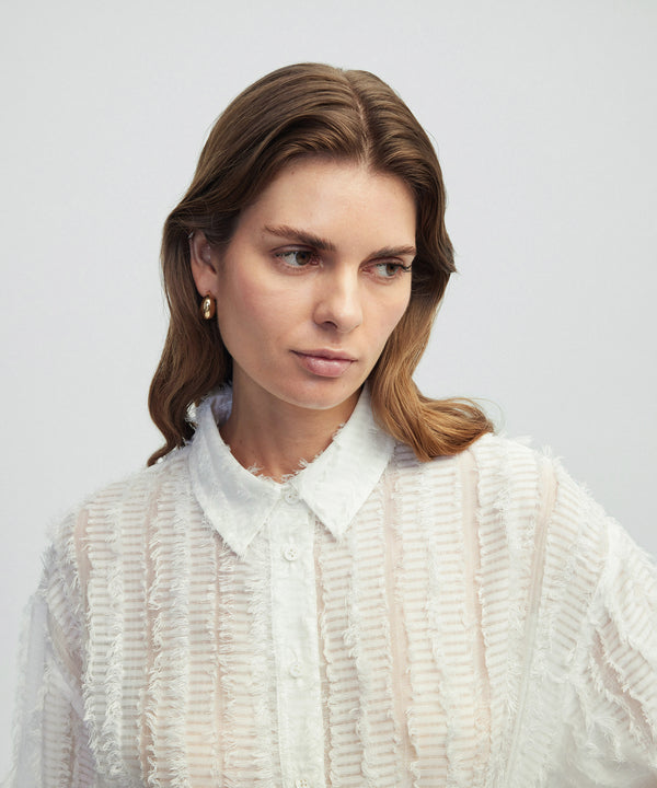 Ipekyol Tassel Shirt White