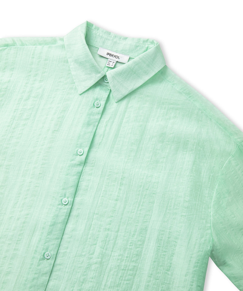 Ipekyol Off Shoulder Shirt Mint Green