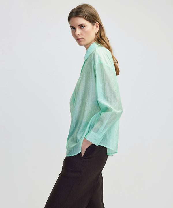 Ipekyol Off Shoulder Shirt Mint Green