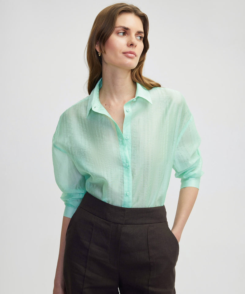 Ipekyol Off Shoulder Shirt Mint Green