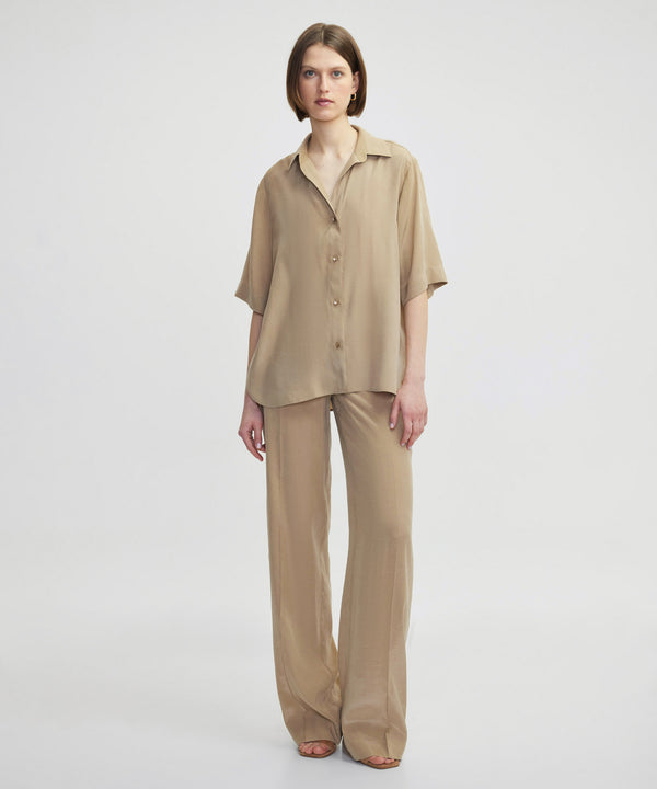 Ipekyol Relaxed Fit Basic Shirt Natural