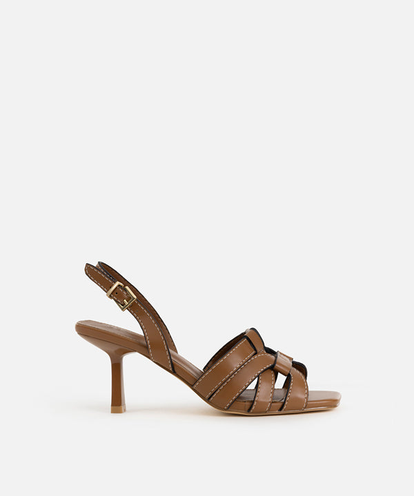Ipekyol Interlocking Strappy Heeled Shoes Brown