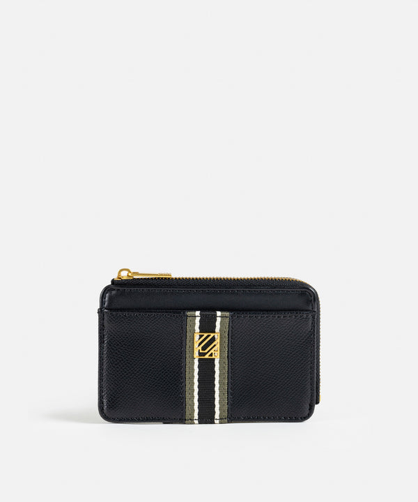 Ipekyol Monogram Buckle Business Card Holder Black