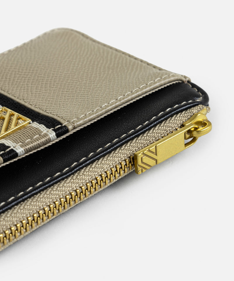 Ipekyol Monogram Buckle Business Card Holder Beige