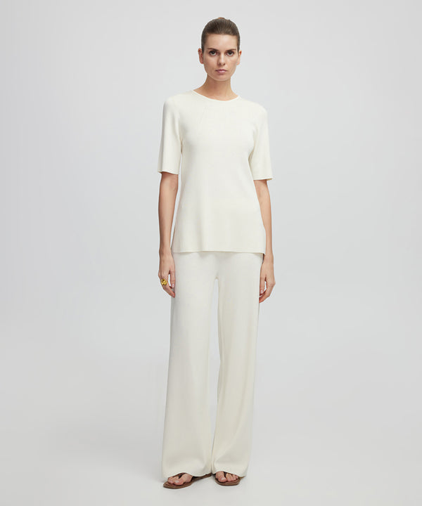 Ipekyol Slim Fit Basic Knitwear Ecru