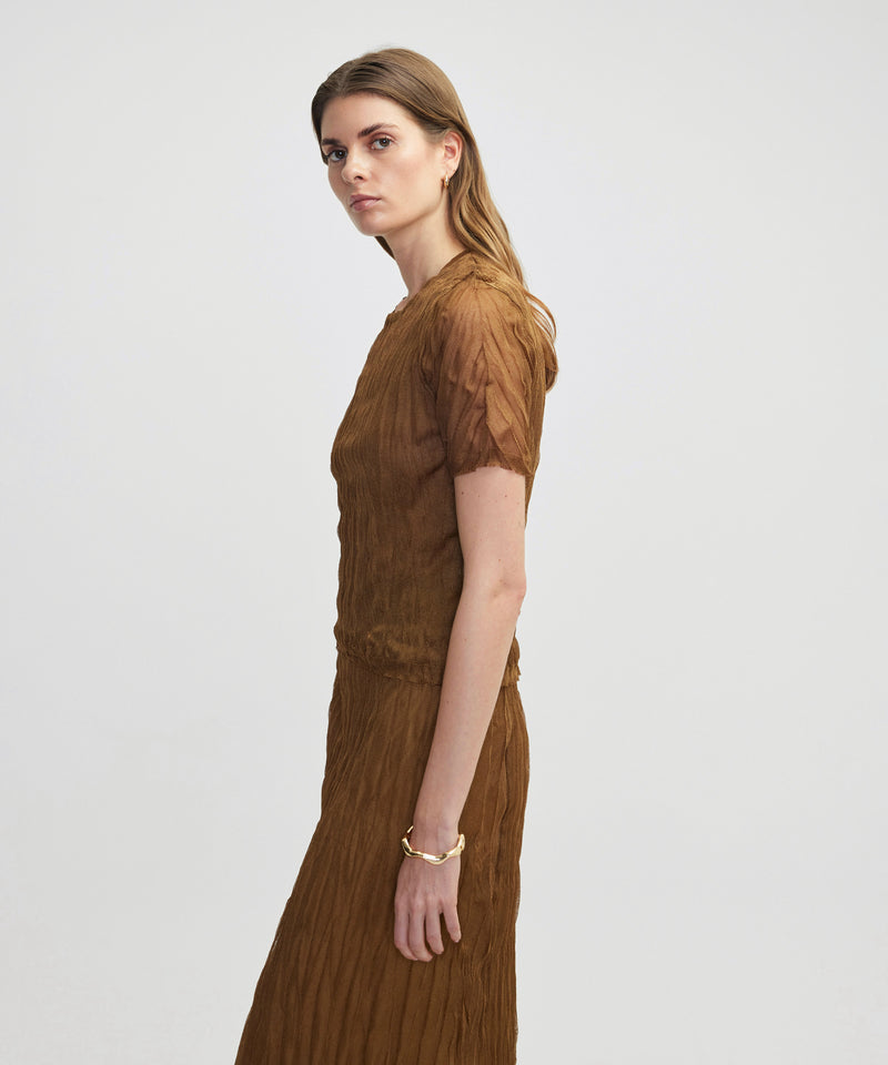 Ipekyol Crinkle Effect Knitwear Tobacco