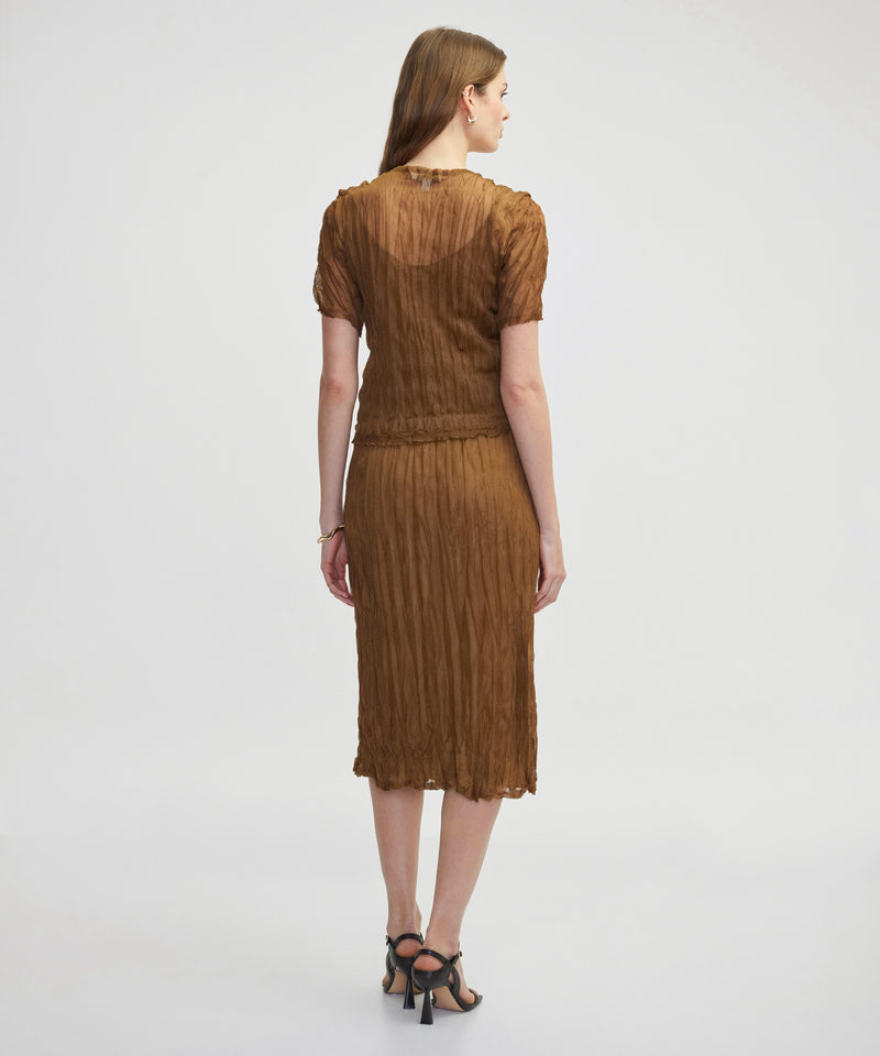 Ipekyol Crinkle Effect Knitwear Tobacco