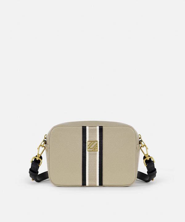 Ipekyol Contrast Striped Bag Beige