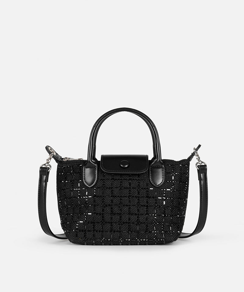 Ipekyol Hotfix Printed Bag Black