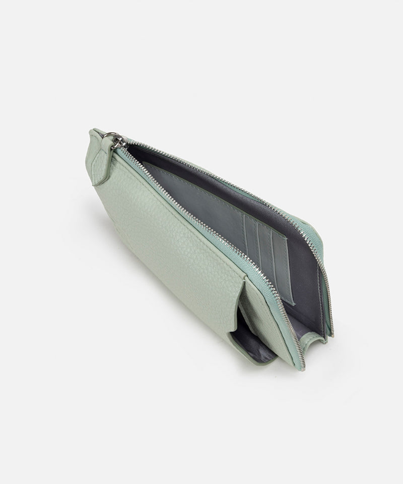 Ipekyol Monogram Printed Leather Look Bag Green