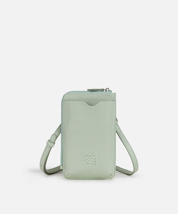 Ipekyol Monogram Printed Leather Look Bag Green
