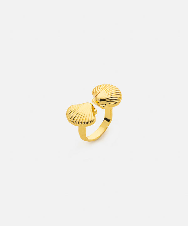 Ipekyol Seashell Figured Ring Gold