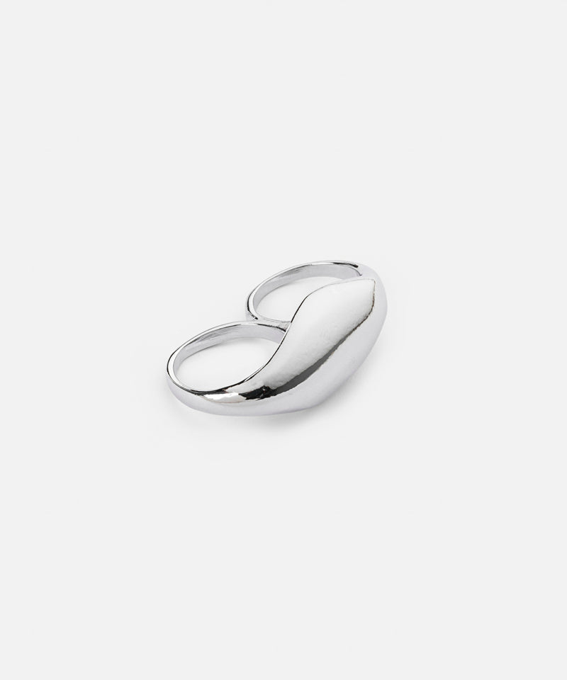 Ipekyol Double Finger Ring Silver