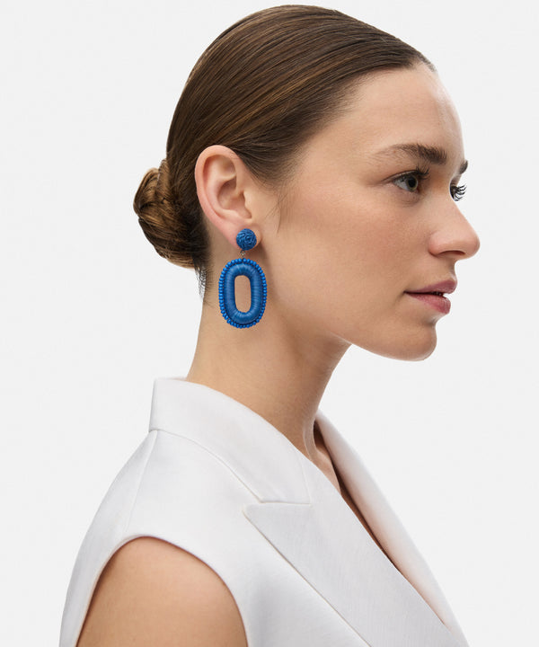 Ipekyol Drop Earrings Blue