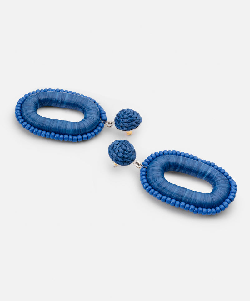 Ipekyol Drop Earrings Blue