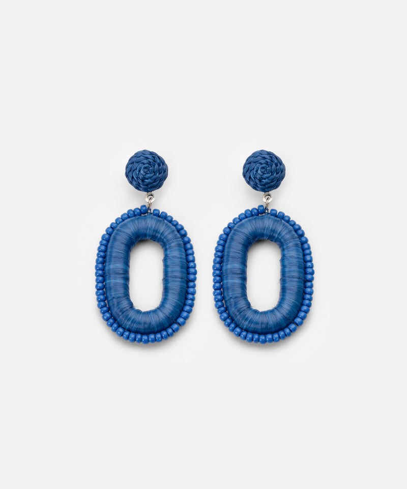 Ipekyol Drop Earrings Blue