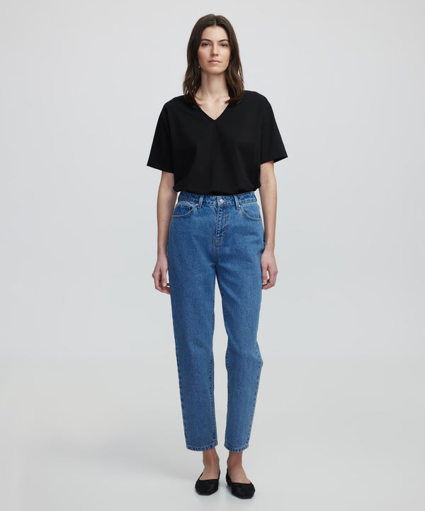 Ipekyol V-Neck T-Shirt Black