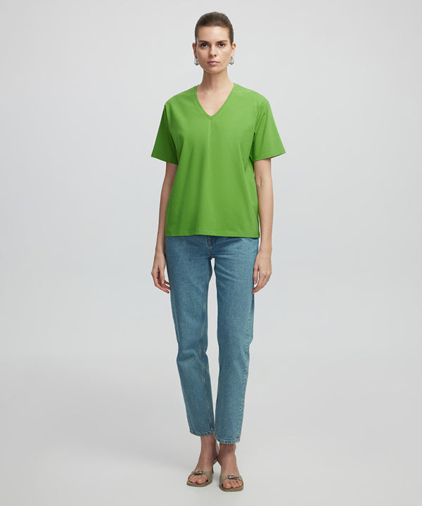Ipekyol V-Neck T-Shirt Green