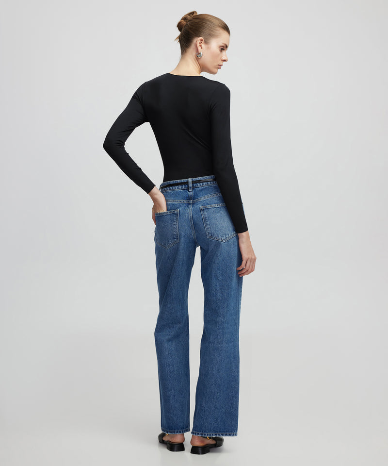 Ipekyol Long Sleeve Bodysuit Black