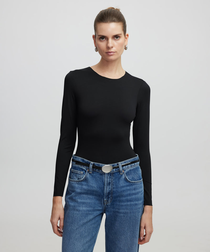 Ipekyol Long Sleeve Bodysuit Black