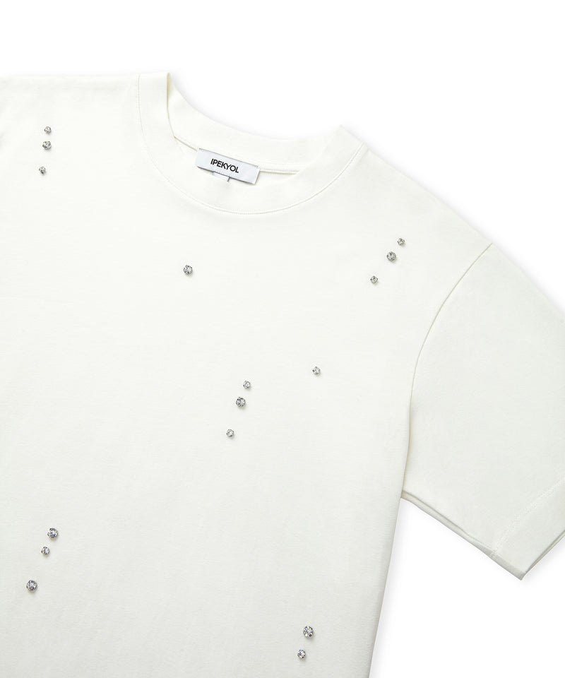 Ipekyol Embroidered T-Shirt Ecru