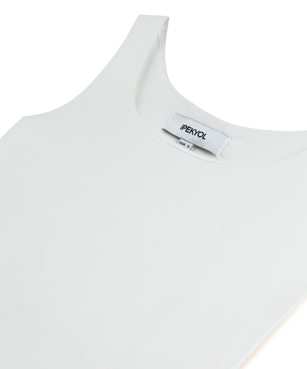 Ipekyol Basic Strappy T-Shirt Ecru
