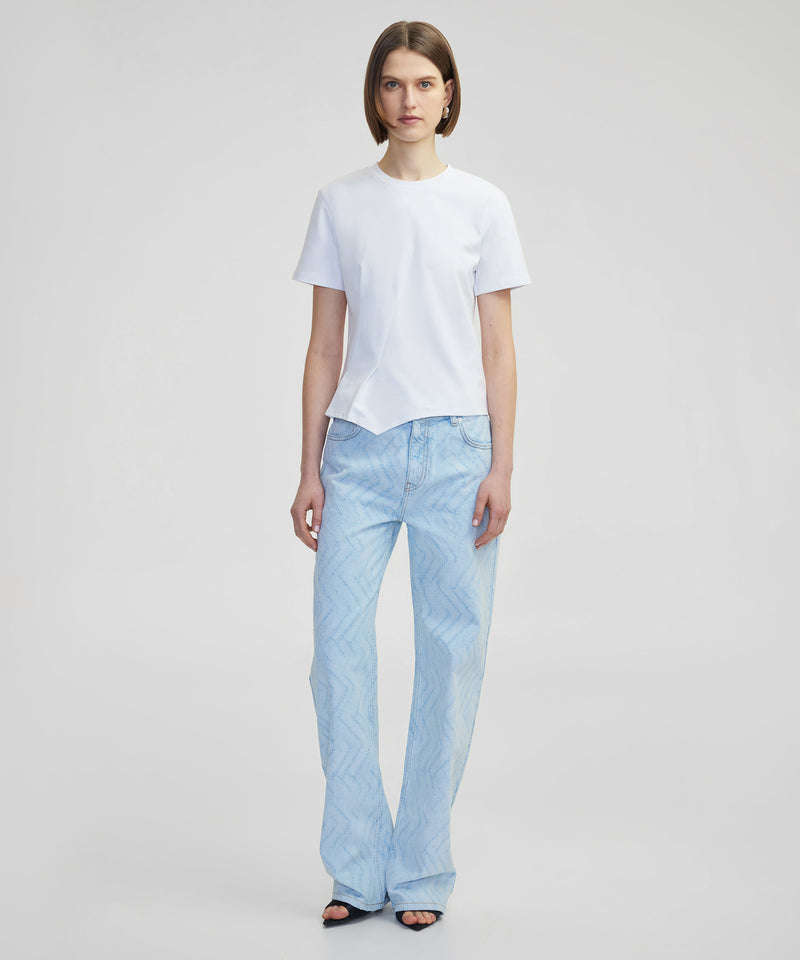 Ipekyol Draped T-Shirt White