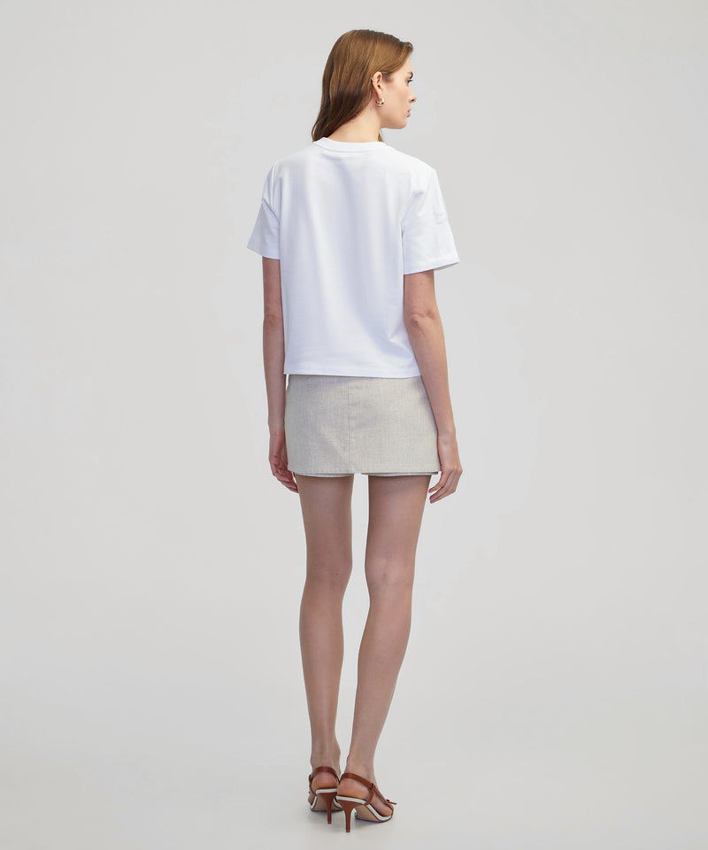 Ipekyol Embroidered Cutout T-Shirt White
