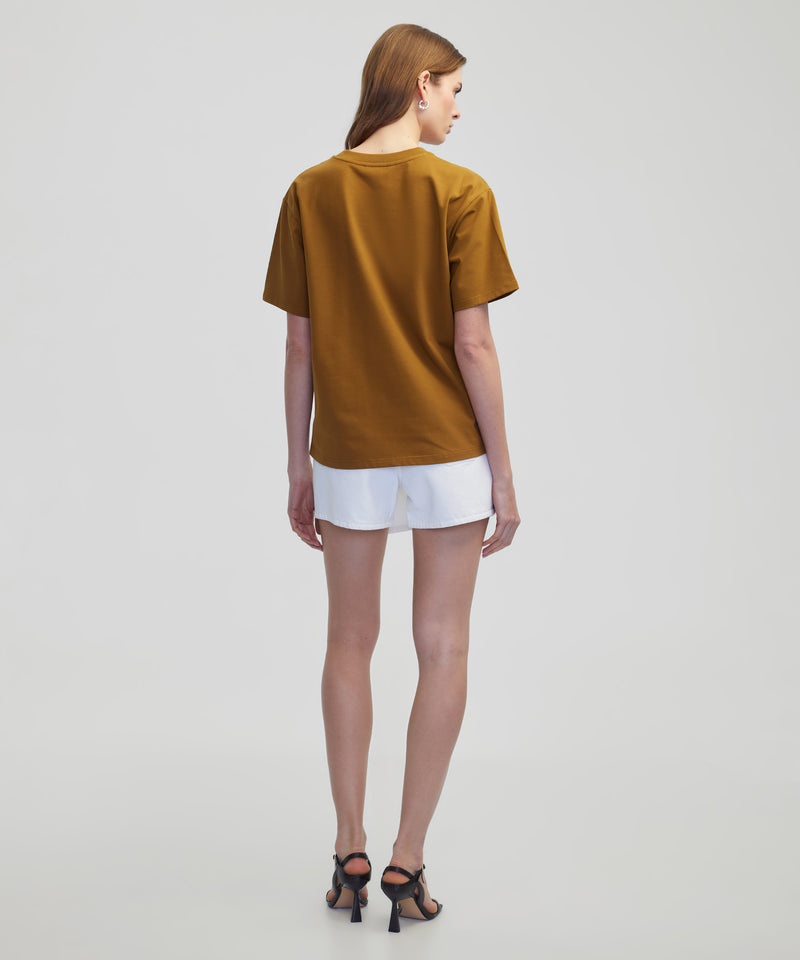 Ipekyol Basic T-Shirt Tobacco