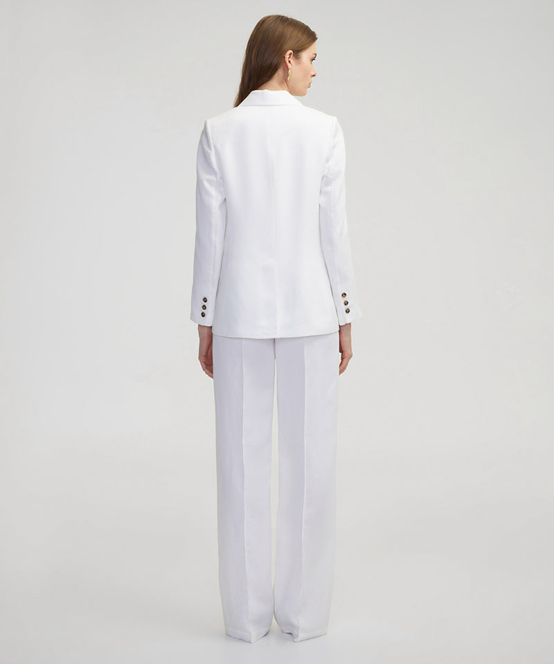 Ipekyol Padded Double Breasted Jacket White