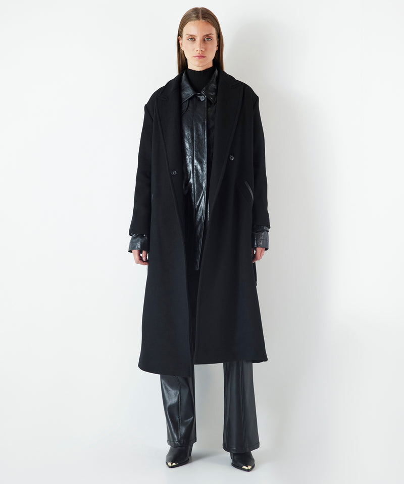Ipekyol Belted Cashmere Coat Black