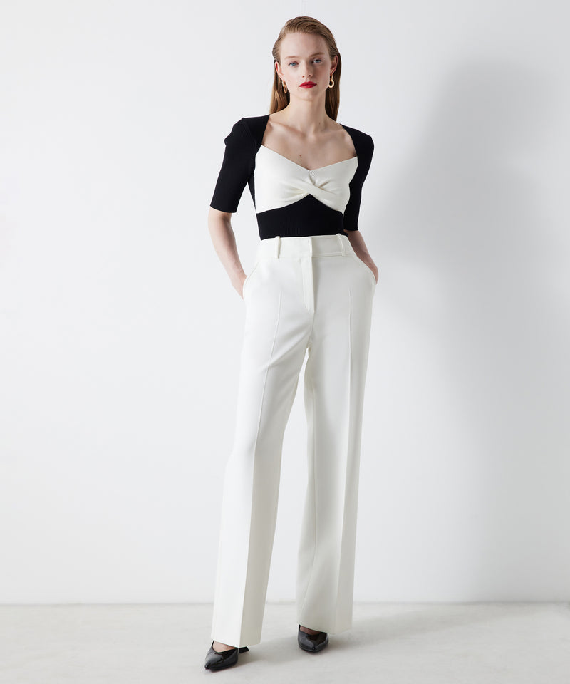 Ipekyol Colorblock Twisted Knitwear Black