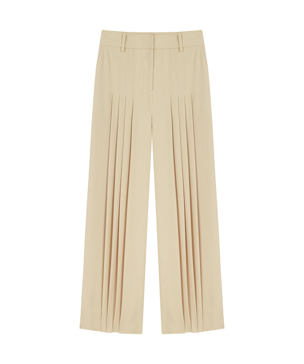 Ipekyol Pleated Detail Trousers Natural