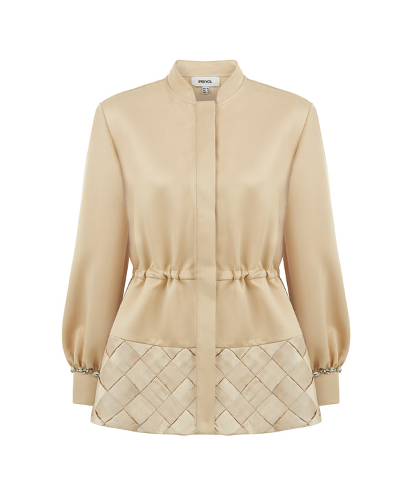 Ipekyol Embellished Detail Outer Jacket Natural