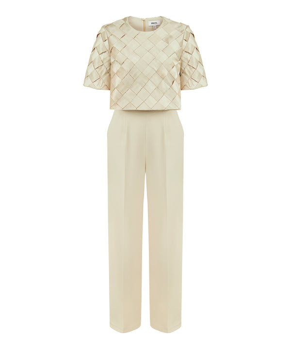 Ipekyol Detailed Top Jumpsuit Natural