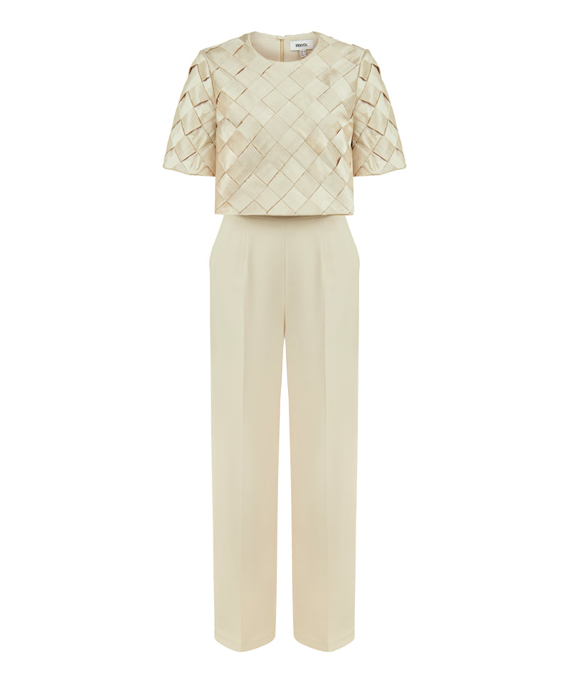Ipekyol Detailed Top Jumpsuit Natural