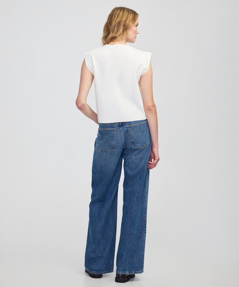 Ipekyol Gold-Button Knit Vest Ecru