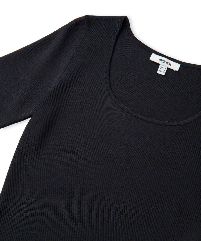 Ipekyol A-Line Knit Dress Black