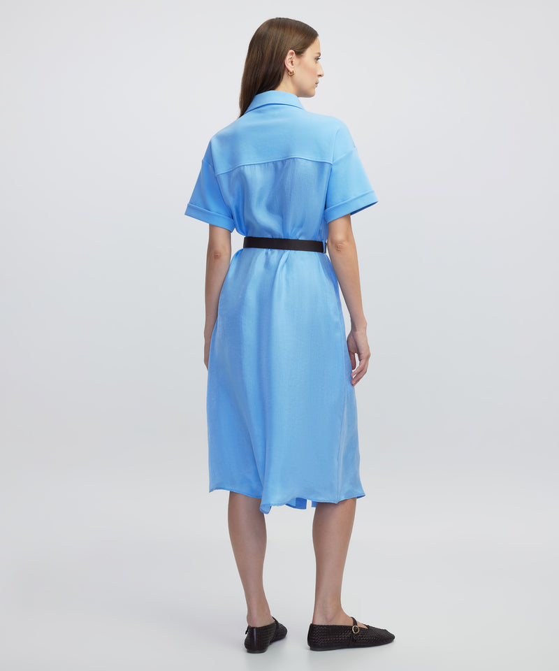 Ipekyol Belted Shirt Dress Blue