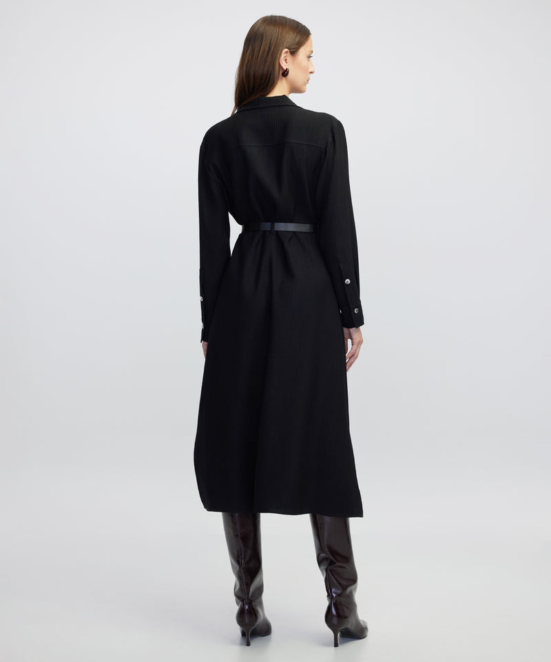 Ipekyol Belted Shirt Dress Black