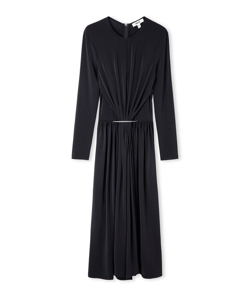 Ipekyol Gathered Jersey Dress Black